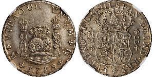 8 Реал Новая Испания (1519 - 1821) Серебро Фердинанд VI  король Испании (1713-1759)