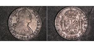 8 Реал Новая Испания (1519 - 1821) Серебро Карл IV король Испании (1748-1819)