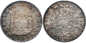 8 Реал Новая Испания (1519 - 1821) Серебро Фердинанд VI  король Испании (1713-1759)