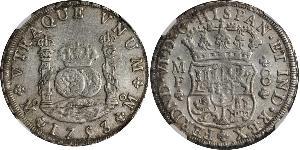 8 Реал Новая Испания (1519 - 1821) Серебро Фердинанд VI  король Испании (1713-1759)
