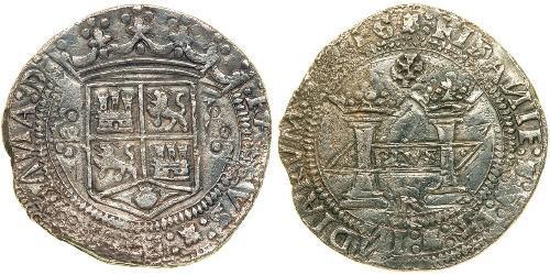 8 Реал Новая Испания (1519 - 1821) Серебро Карл V император Св. Римской империи  (1500-1558)