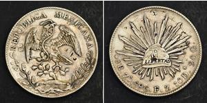 8 Реал Second Federal Republic of Mexico (1846 - 1863) Срібло 