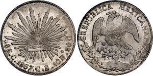 8 Реал Second Federal Republic of Mexico (1846 - 1863) Срібло 