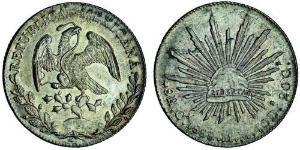 8 Реал Second Federal Republic of Mexico (1846 - 1863) Срібло 