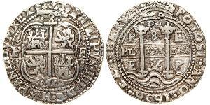 8 Реал Віце-королівство Перу (1542 - 1824) / Болівія Срібло Philip IV of Spain (1605 -1665)