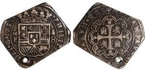 8 Реал Нова Іспанія (1519 - 1821) Срібло Філіп V король Іспанії  (1683-1746)