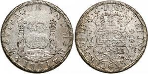 8 Реал Нова Іспанія (1519 - 1821) Срібло Карл III король Іспанії (1716 -1788)