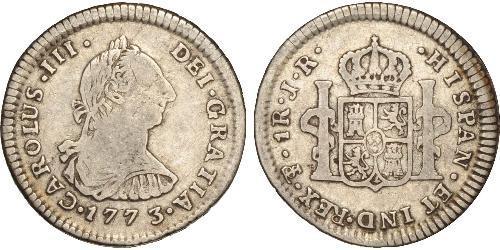 8 Реал Перу Срібло Карл III король Іспанії (1716 -1788)
