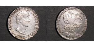 8 Реал Перша Мексиканська імперія (1821 - 1823) Срібло 