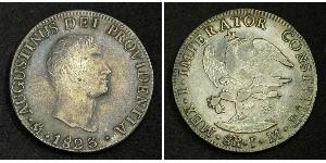 8 Реал Перша Мексиканська імперія (1821 - 1823) Срібло 