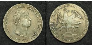 8 Реал Перша Мексиканська імперія (1821 - 1823) Срібло 