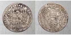 8 Шиллинг Гамбург Серебро Карл VI император Св. Римской империи (1685-1740)