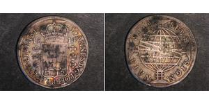 960 Reis Brésil Argent Jean VI de Portugal (1767-1826)