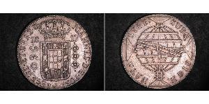960 Reis Brésil Argent Jean VI de Portugal (1767-1826)