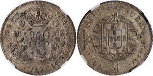 960 Reis Brasile Argento 