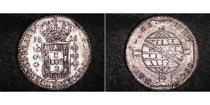 960 Reis Brasil Plata Juan VI de Portugal (1767-1826)