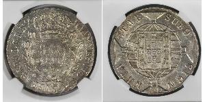 960 Reis Brasil Plata Juan VI de Portugal (1767-1826)