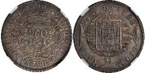 960 Reis Brasilien Silber 