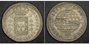 960 Reis Brasilien Silber Johann VI. von Portugal  (1767-1826)