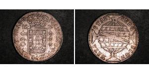 960 Reis Brasilien Silber Johann VI. von Portugal  (1767-1826)