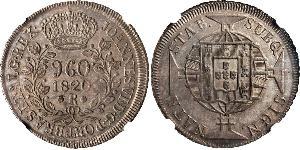 960 Reis Brazil Silver 
