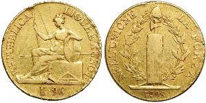 96 Lira Italian city-states Gold 