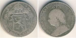 9 Piastre British Cyprus (1878 - 1960) Argento 