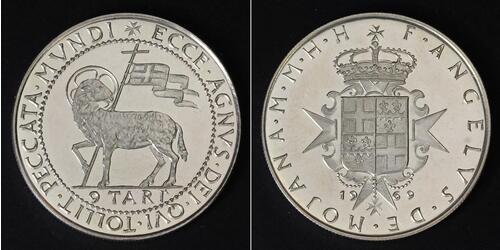 9 Tari Rhodes et de Malte (1080 - ) Argent 