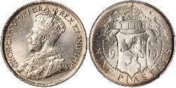 9 Пиастр Британский Кипр (1878 - 1960) Серебро Георг V (1865-1936)