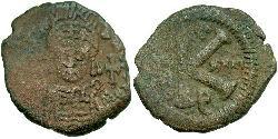Half Follis Imperio bizantino (330-1453) Bronce Justiniano I (482-565)