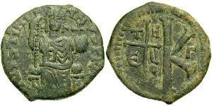 Half Follis Imperio bizantino (330-1453) Bronce Justiniano I (482-565)