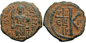 Half Follis Empire byzantin (330-1453) Bronze Justinien I (482-565)