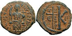 Half Follis Impero bizantino (330-1453) Bronzo Giustiniano I (482-565)
