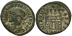  AE3 / 1 Фоллис Западная Римская империя (285-476) Бронза Констанций II (317 - 361)