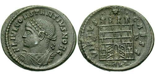  AE3 / 1 Фоллис Западная Римская империя (285-476) Бронза Констанций II (317 - 361)
