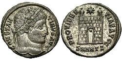  AE3 / 1 Фоллис Римская империя (27BC-395) Бронза Константин I (272 - 337)