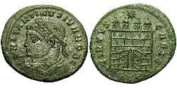  AE3 / 1 Фоллис Римская империя (27BC-395) Бронза Констанций II (317 - 361)
