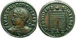  AE3 / 1 Фоллис Римская империя (27BC-395) Бронза Констанций II (317 - 361)