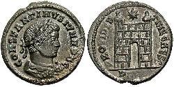  AE3 / 1 Фоллис Римская империя (27BC-395) Бронза Констанций II (317 - 361)