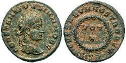  AE3 / 1 Фоллис Римская империя (27BC-395) Бронза Констанций II (317 - 361)