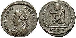  AE3 / 1 Фоллис Римская империя (27BC-395) Бронза Констанций II (317 - 361)