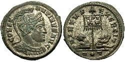  AE3 / 1 Фоллис Римская империя (27BC-395) Бронза Константин I (272 - 337)