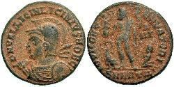 AE3 / 1 Фоллис Римская империя (27BC-395) Бронза Лициний II (315-326)