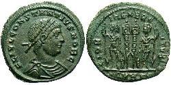  AE3 / 1 Фоллис Римская империя (27BC-395) Бронза Констанций II (317 - 361)