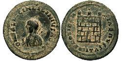  AE3 / 1 Фоллис Римская империя (27BC-395) Бронза Лициний II (315-326)