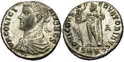  AE3 / 1 Фоллис Римская империя (27BC-395) Бронза Лициний II (315-326)
