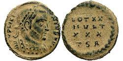  AE3 / 1 Фоллис Римская империя (27BC-395) Бронза Лициний I (265-324)