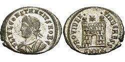  AE3 / 1 Фоллис Римская империя (27BC-395) Бронза Констанций II (317 - 361)
