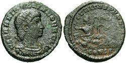  AE3 / 1 Фоллис Римская империя (27BC-395) Бронза Hannibalianus (?-337)