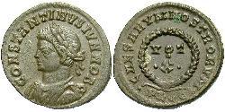  AE3 / 1 Фоллис Римская империя (27BC-395) Бронза Констанций II (317 - 361)